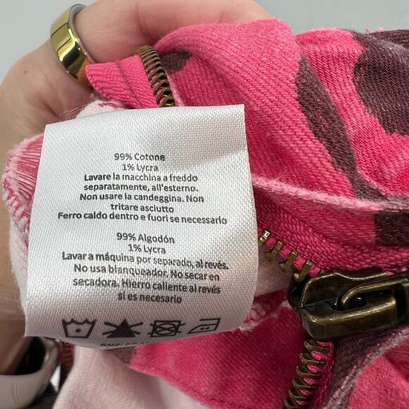 Rachel Antonoff Sal Jumpsuit moo pink cow print one piece novelty print size 2 - Picture 11 of 11